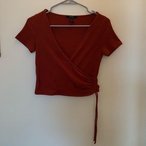 F21 Wrap Top